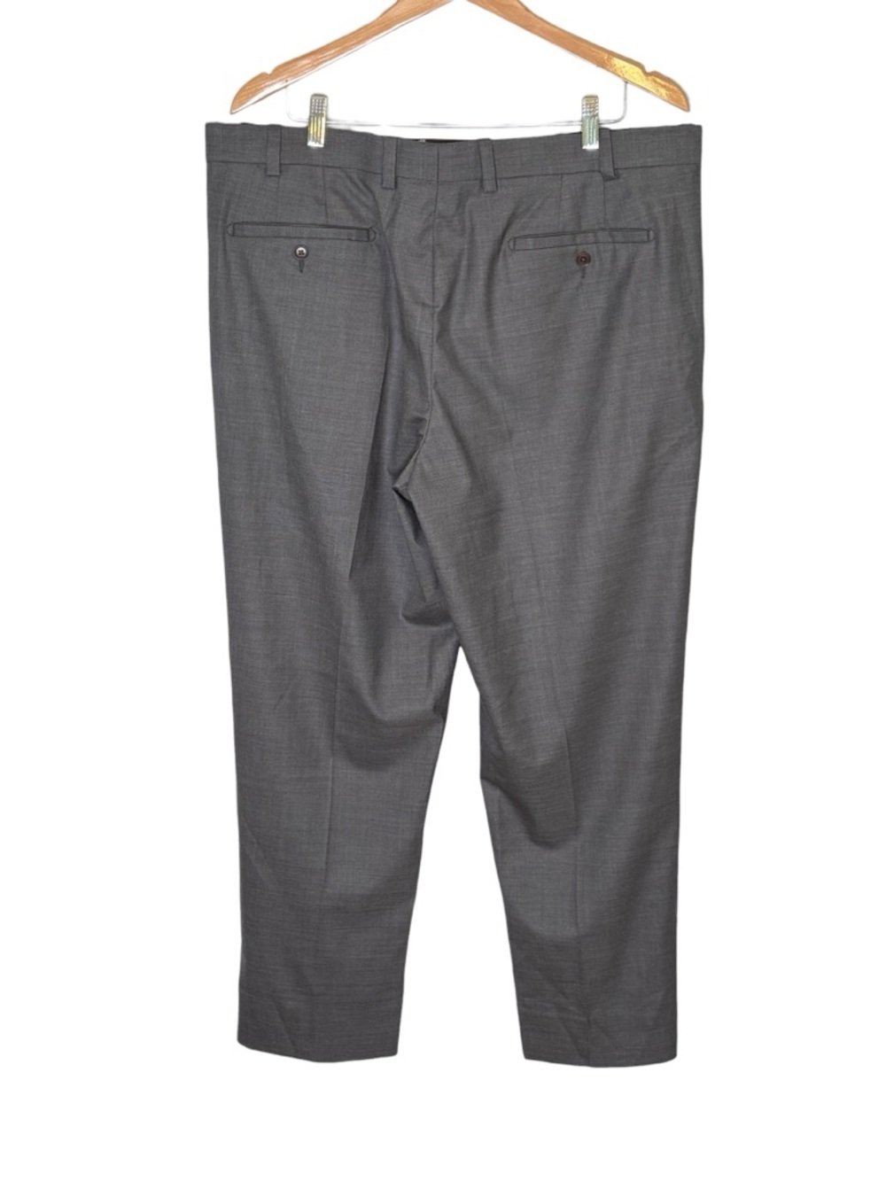 NEW Carnoustie Aristo Eighteen Inverness Dress Pants 38x30 Gray Wool Performance - Picture 3 of 11